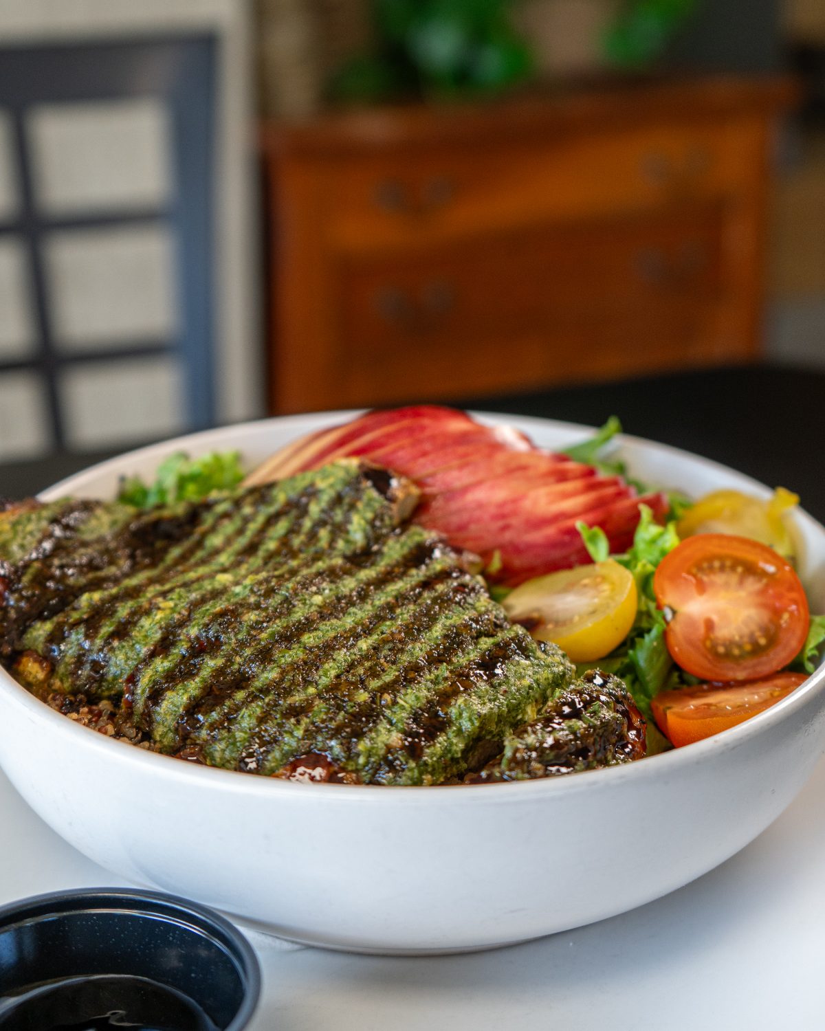 Fresh bowl with chimichurri